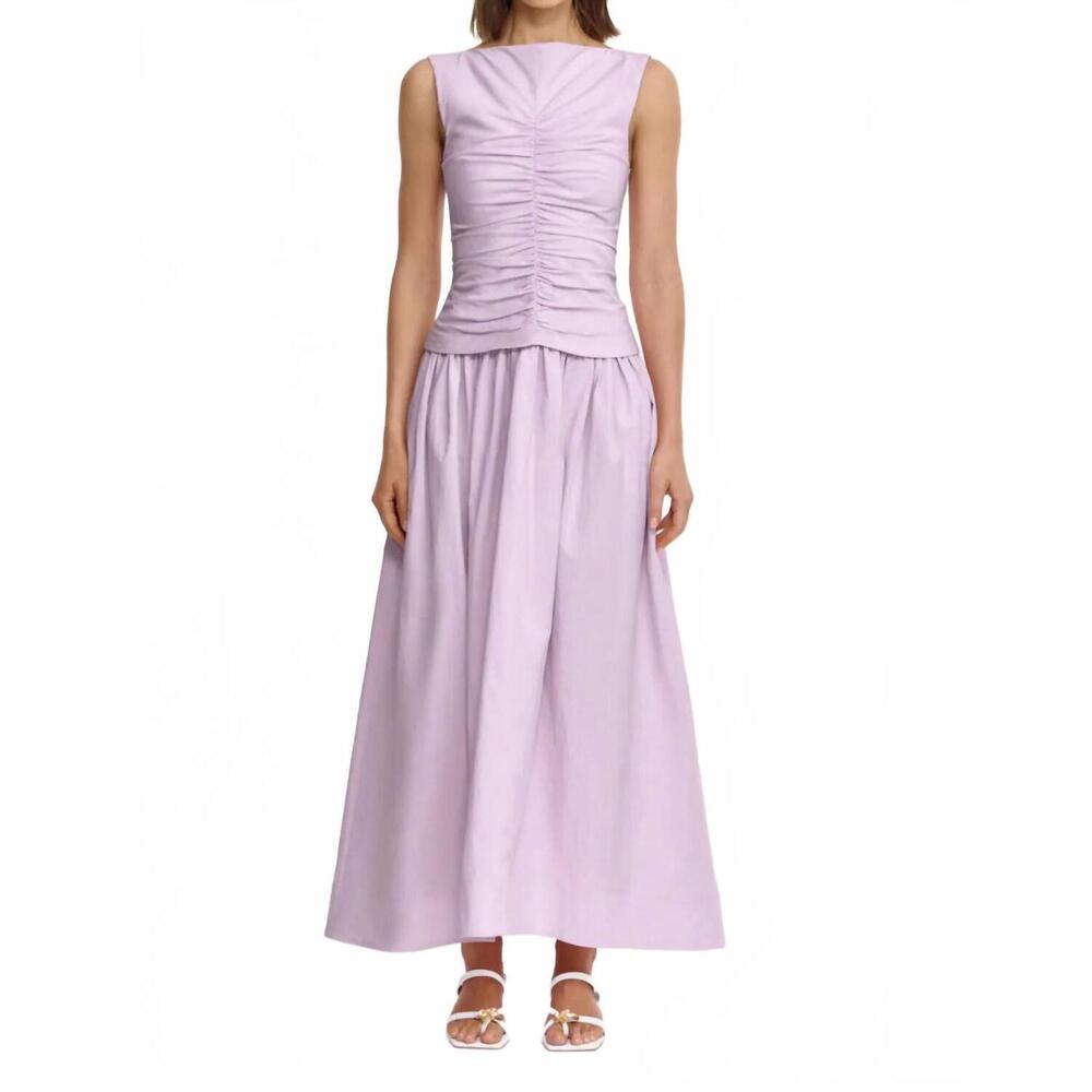 NEW ACLER thedell maxi dress in purple